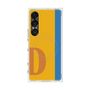 プレミアムスクエアケース with SnapMag［ オリジナル - initial color line - D orange ］