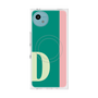 プレミアムスクエアケース with SnapMag［ オリジナル - initial color line - D green ］