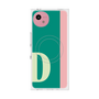 プレミアムスクエアケース with SnapMag［ オリジナル - initial color line - D green ］