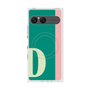 プレミアムスクエアケース with SnapMag［ オリジナル - initial color line - D green ］