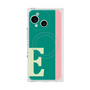 プレミアムスクエアケース with SnapMag［ オリジナル - initial color line - E green ］