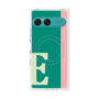 プレミアムスクエアケース with SnapMag［ オリジナル - initial color line - E green ］