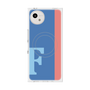 プレミアムスクエアケース with SnapMag［ オリジナル - initial color line - F blue ］