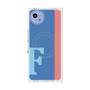 プレミアムスクエアケース with SnapMag［ オリジナル - initial color line - F blue ］