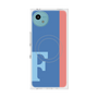 プレミアムスクエアケース with SnapMag［ オリジナル - initial color line - F blue ］
