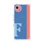 プレミアムスクエアケース with SnapMag［ オリジナル - initial color line - F blue ］