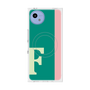 プレミアムスクエアケース with SnapMag［ オリジナル - initial color line - F green ］