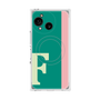 プレミアムスクエアケース with SnapMag［ オリジナル - initial color line - F green ］