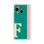 プレミアムスクエアケース with SnapMag［ オリジナル - initial color line - F green ］