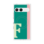 プレミアムスクエアケース with SnapMag［ オリジナル - initial color line - F green ］