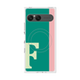 プレミアムスクエアケース with SnapMag［ オリジナル - initial color line - F green ］