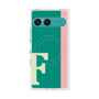 プレミアムスクエアケース with SnapMag［ オリジナル - initial color line - F green ］