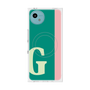 プレミアムスクエアケース with SnapMag［ オリジナル - initial color line - G green ］