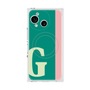 プレミアムスクエアケース with SnapMag［ オリジナル - initial color line - G green ］