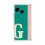プレミアムスクエアケース with SnapMag［ オリジナル - initial color line - G green ］