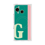 プレミアムスクエアケース with SnapMag［ オリジナル - initial color line - G green ］