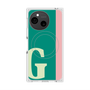 プレミアムスクエアケース with SnapMag［ オリジナル - initial color line - G green ］