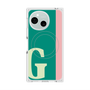 プレミアムスクエアケース with SnapMag［ オリジナル - initial color line - G green ］