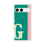 プレミアムスクエアケース with SnapMag［ オリジナル - initial color line - G green ］