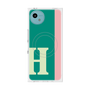 プレミアムスクエアケース with SnapMag［ オリジナル - initial color line - H green ］