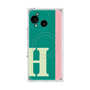プレミアムスクエアケース with SnapMag［ オリジナル - initial color line - H green ］