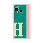 プレミアムスクエアケース with SnapMag［ オリジナル - initial color line - H green ］