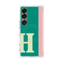 プレミアムスクエアケース with SnapMag［ オリジナル - initial color line - H green ］