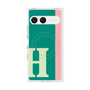 プレミアムスクエアケース with SnapMag［ オリジナル - initial color line - H green ］