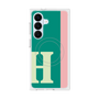 プレミアムスクエアケース with SnapMag［ オリジナル - initial color line - H green ］