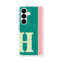 プレミアムスクエアケース with SnapMag［ オリジナル - initial color line - H green ］