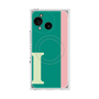プレミアムスクエアケース with SnapMag［ オリジナル - initial color line - I green ］