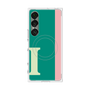 プレミアムスクエアケース with SnapMag［ オリジナル - initial color line - I green ］