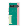 プレミアムスクエアケース with SnapMag［ オリジナル - initial color line - I green ］