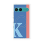 プレミアムスクエアケース with SnapMag［ オリジナル - initial color line - K blue ］