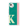 プレミアムスクエアケース with SnapMag［ オリジナル - initial color line - K green ］