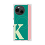 プレミアムスクエアケース with SnapMag［ オリジナル - initial color line - K green ］