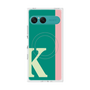 プレミアムスクエアケース with SnapMag［ オリジナル - initial color line - K green ］