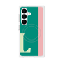 プレミアムスクエアケース with SnapMag［ オリジナル - initial color line - L green ］