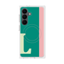 プレミアムスクエアケース with SnapMag［ オリジナル - initial color line - L green ］