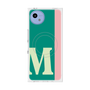 プレミアムスクエアケース with SnapMag［ オリジナル - initial color line - M green ］