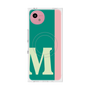 プレミアムスクエアケース with SnapMag［ オリジナル - initial color line - M green ］