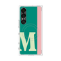 プレミアムスクエアケース with SnapMag［ オリジナル - initial color line - M green ］
