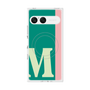 プレミアムスクエアケース with SnapMag［ オリジナル - initial color line - M green ］