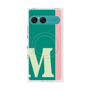プレミアムスクエアケース with SnapMag［ オリジナル - initial color line - M green ］