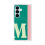 プレミアムスクエアケース with SnapMag［ オリジナル - initial color line - M green ］