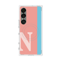 プレミアムスクエアケース with SnapMag［ オリジナル - initial color line - N pink ］