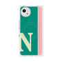 プレミアムスクエアケース with SnapMag［ オリジナル - initial color line - N green ］