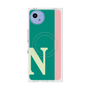 プレミアムスクエアケース with SnapMag［ オリジナル - initial color line - N green ］