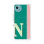 プレミアムスクエアケース with SnapMag［ オリジナル - initial color line - N green ］