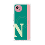 プレミアムスクエアケース with SnapMag［ オリジナル - initial color line - N green ］
